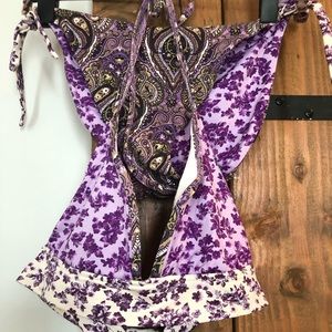 Boho Lucky Brand Bikini, Size L
